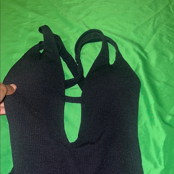 NWOT BeccaStylish Black One Piece Swimsuit size Small - Picture 8 of 8